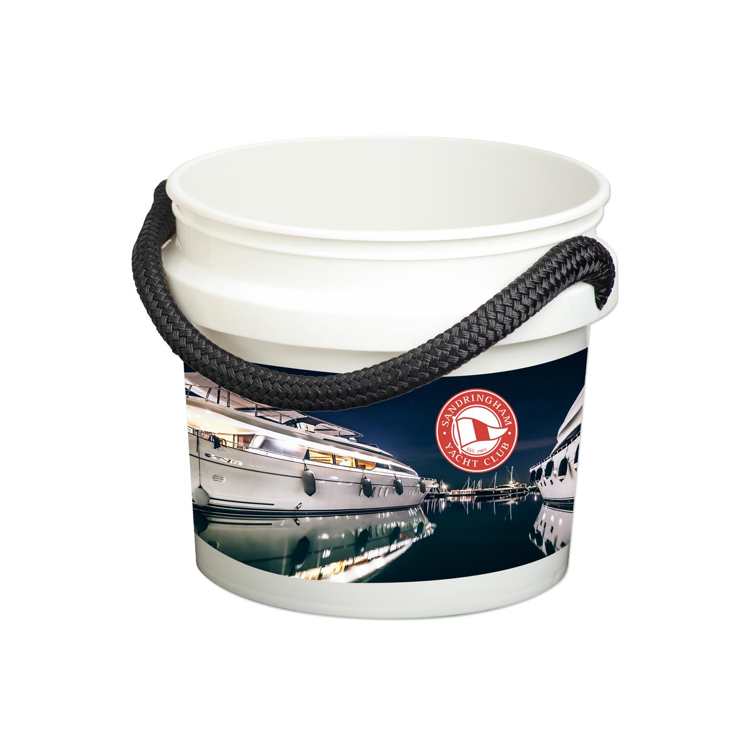 3.5 Gallon Custom Rope Handle Bucket 5