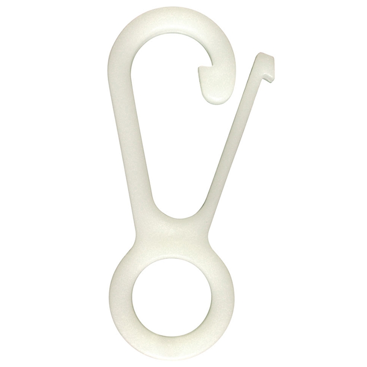 2 3/4" White Nylon Snap Hook 3