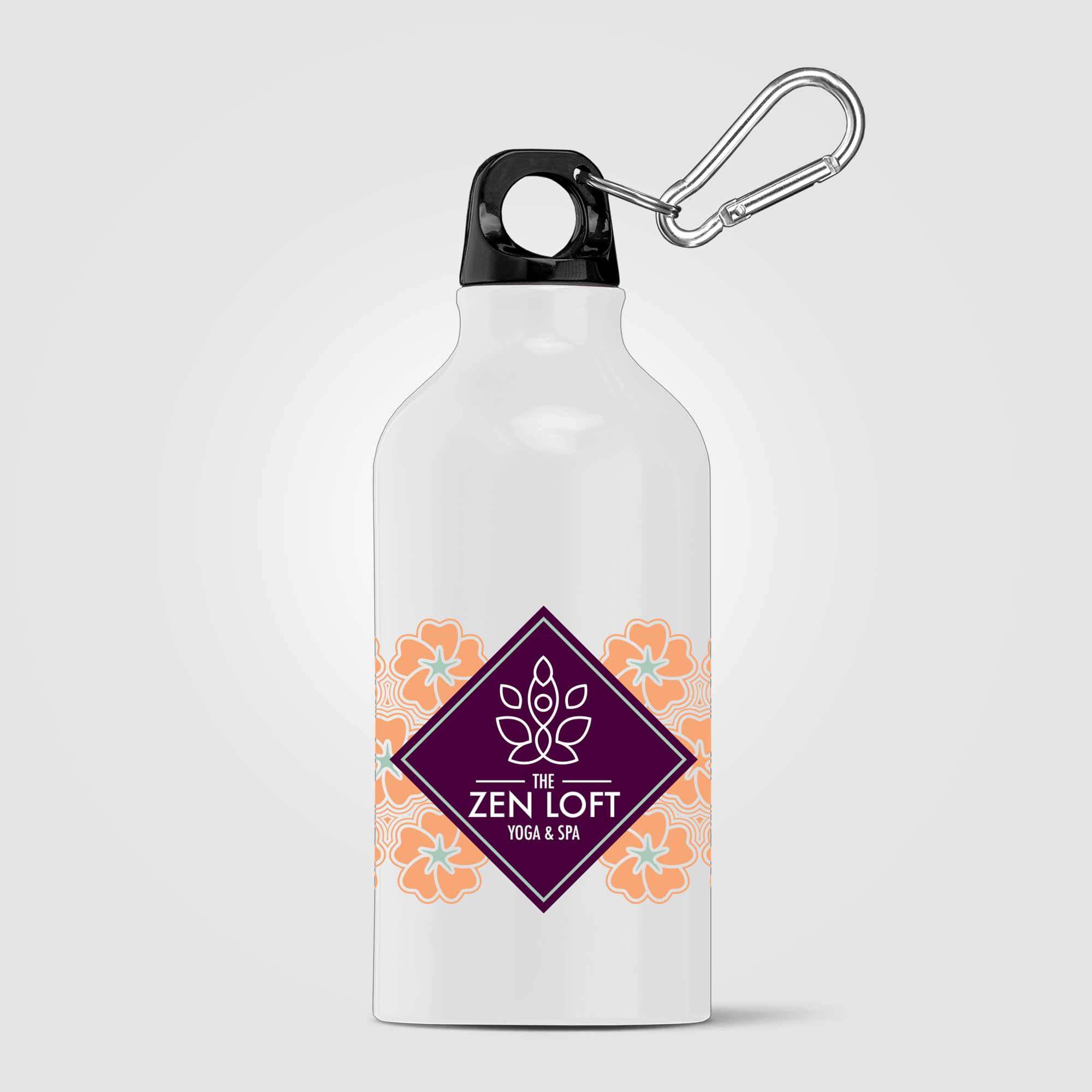 Portland - 19 oz. Aluminum Water Bottle, custom water bottle with logo imprint 18