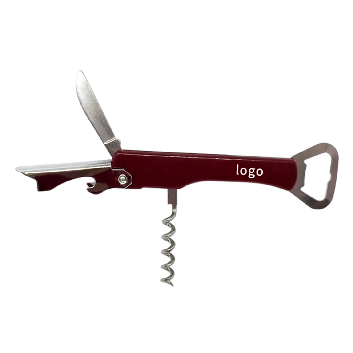 Foldable Corkscrew and Bottle Opener with Knife 3