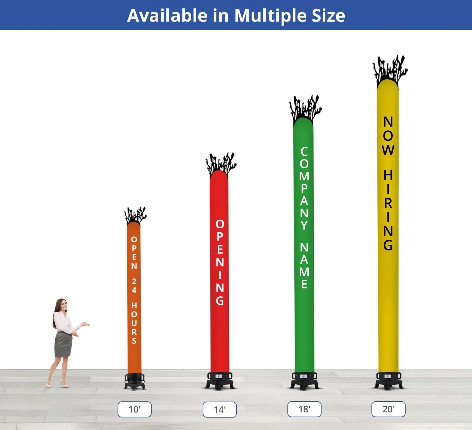 Custom Inflatable Tube with Blower (Single Sided) 2
