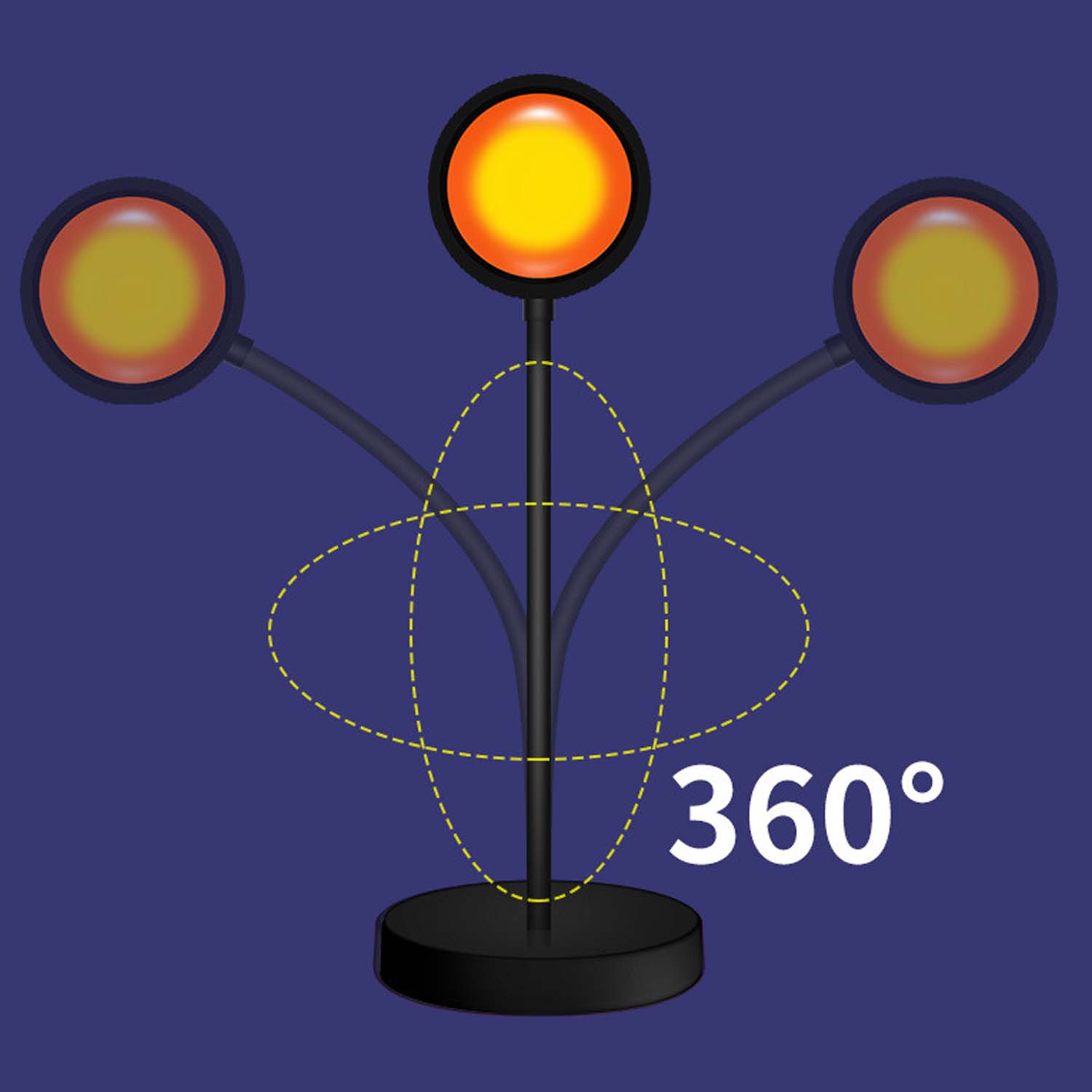 LED Sunset Lamp Projector 5