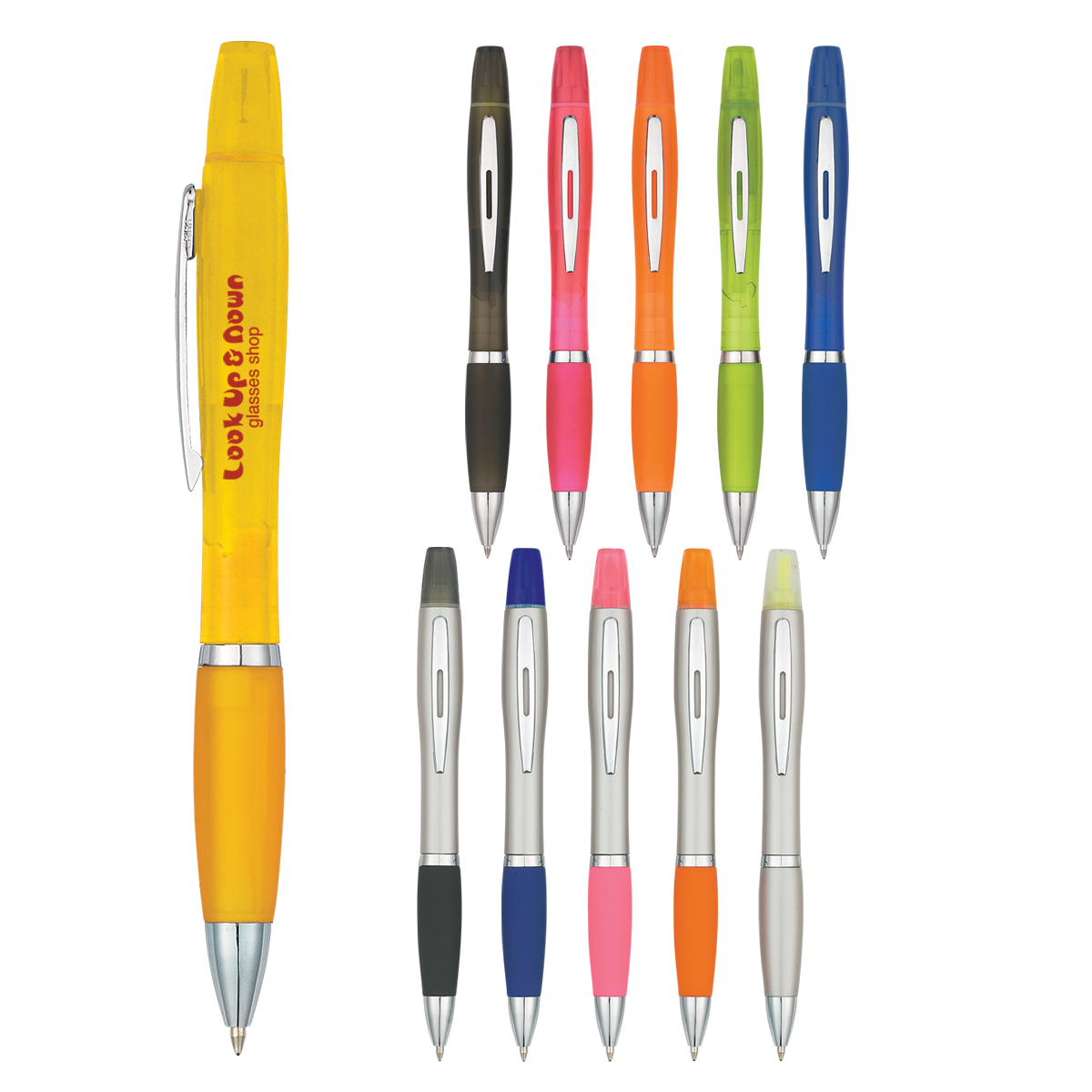 Twin-Write Pen With Highlighter 42