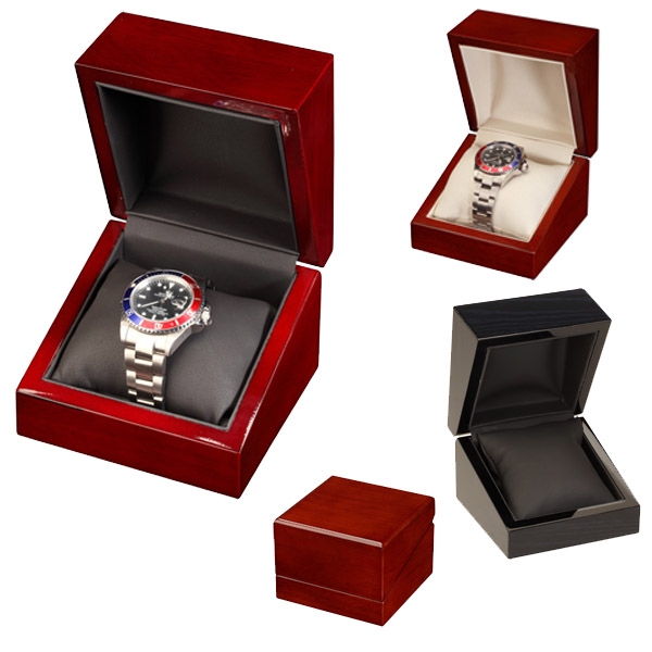 Wood Grain Finish Single Watch Box 1