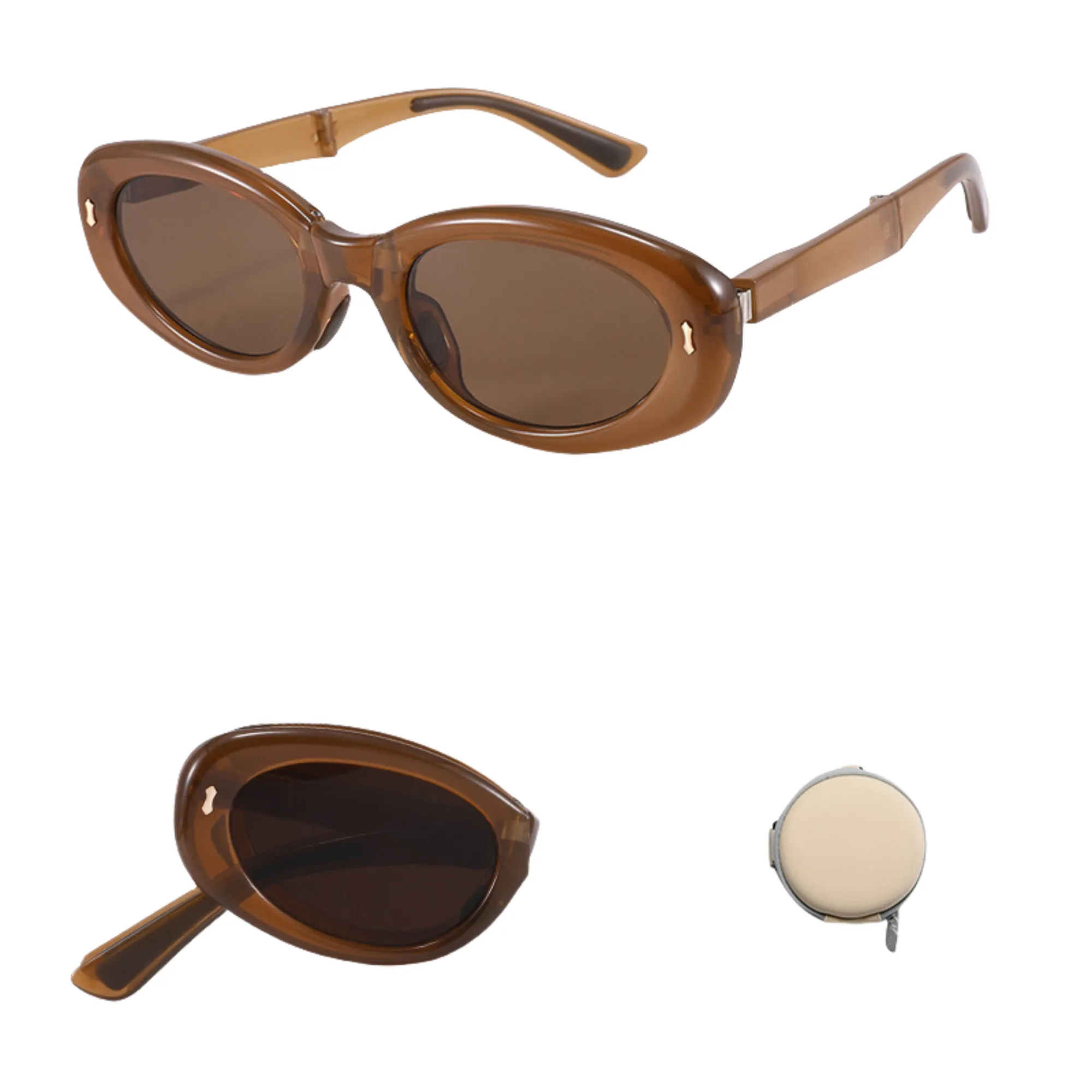 UV Protection Cat-Eye Foldable Shades Fashion Sunglasses 7