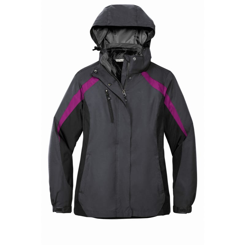 Port Authority Women's Colorblock 3-in-1 Jacket. 14