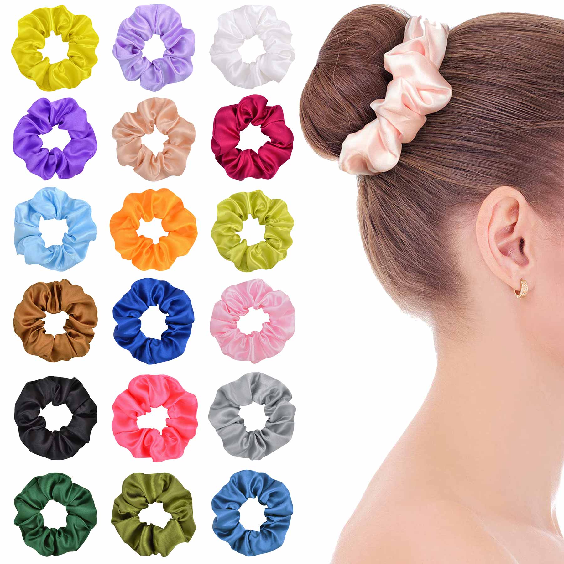 Custom Satin Scrunchies 1