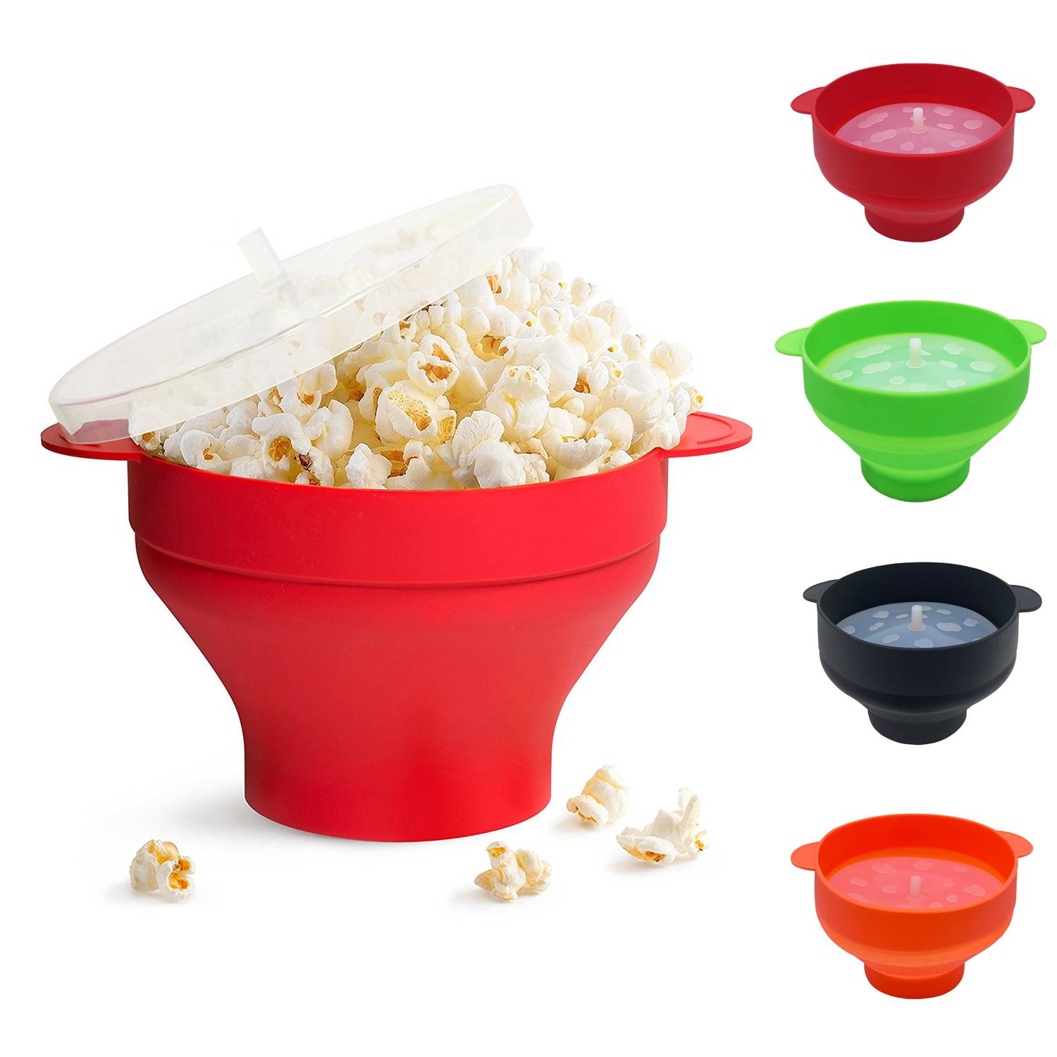 Silicone Collapsible Popcorn Bowl 5