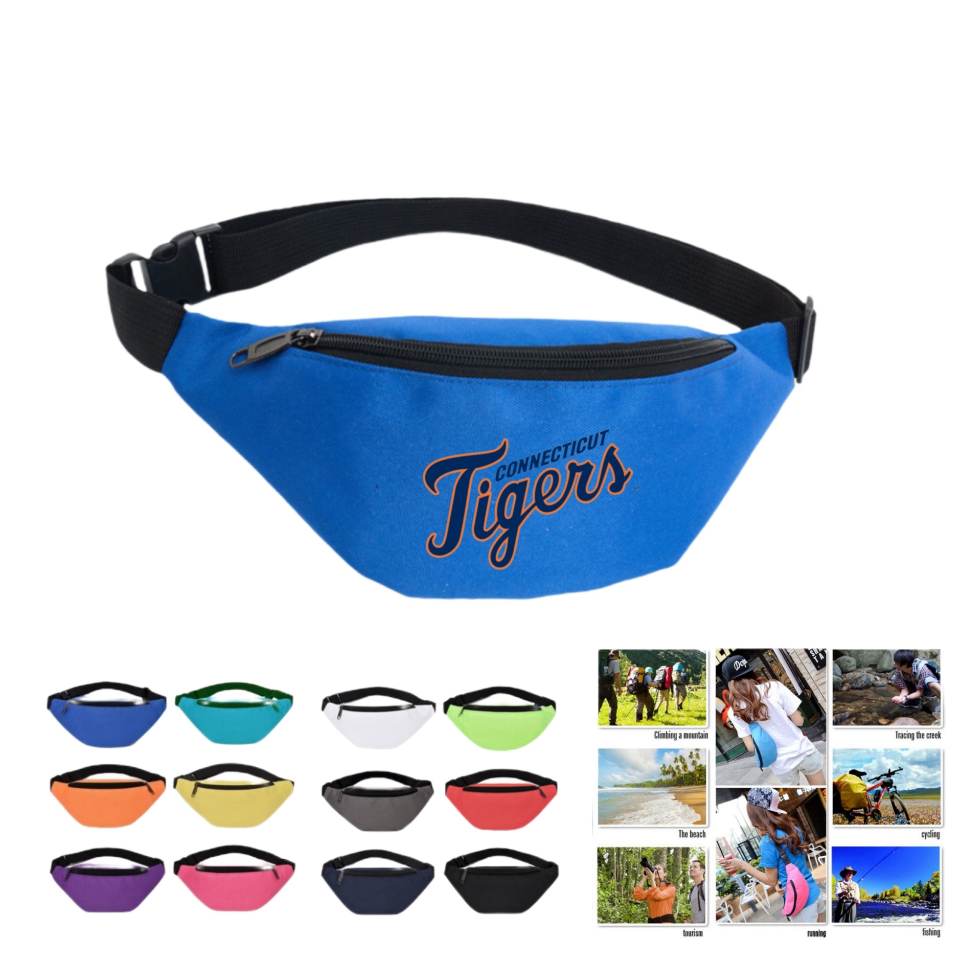 Crossbody Fanny Pack Large Capacity Bum Bag 6