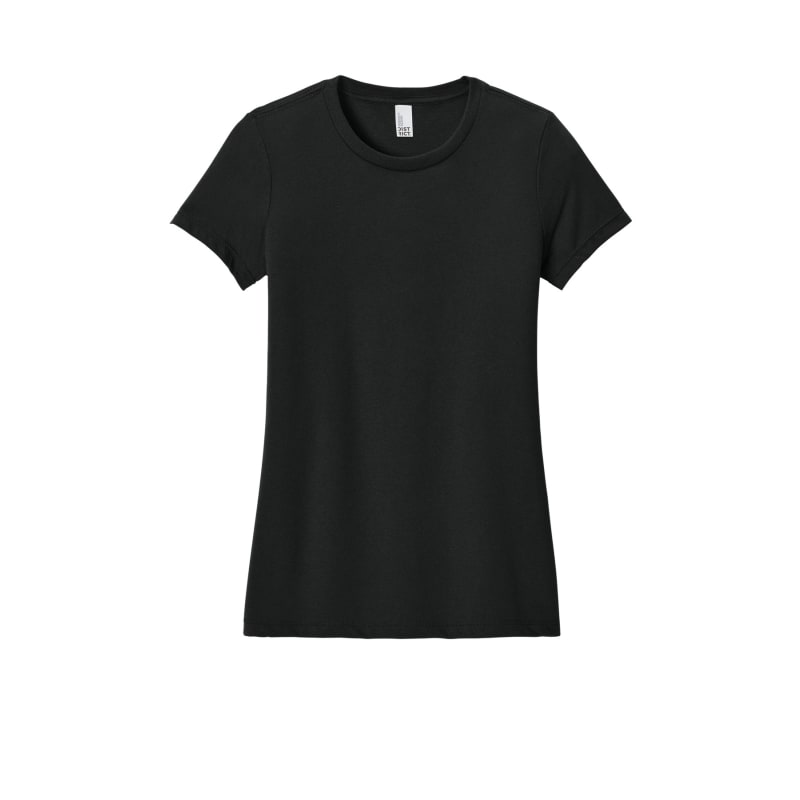 District Women's Perfect Blend CVC Tee. 9