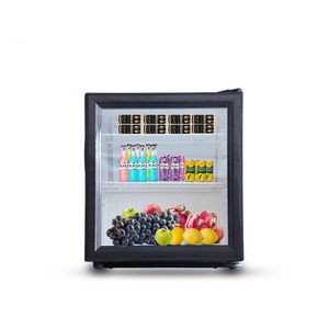 52L Glass Door Counter Top Beer Bottle Mini Fridge Cooler 1