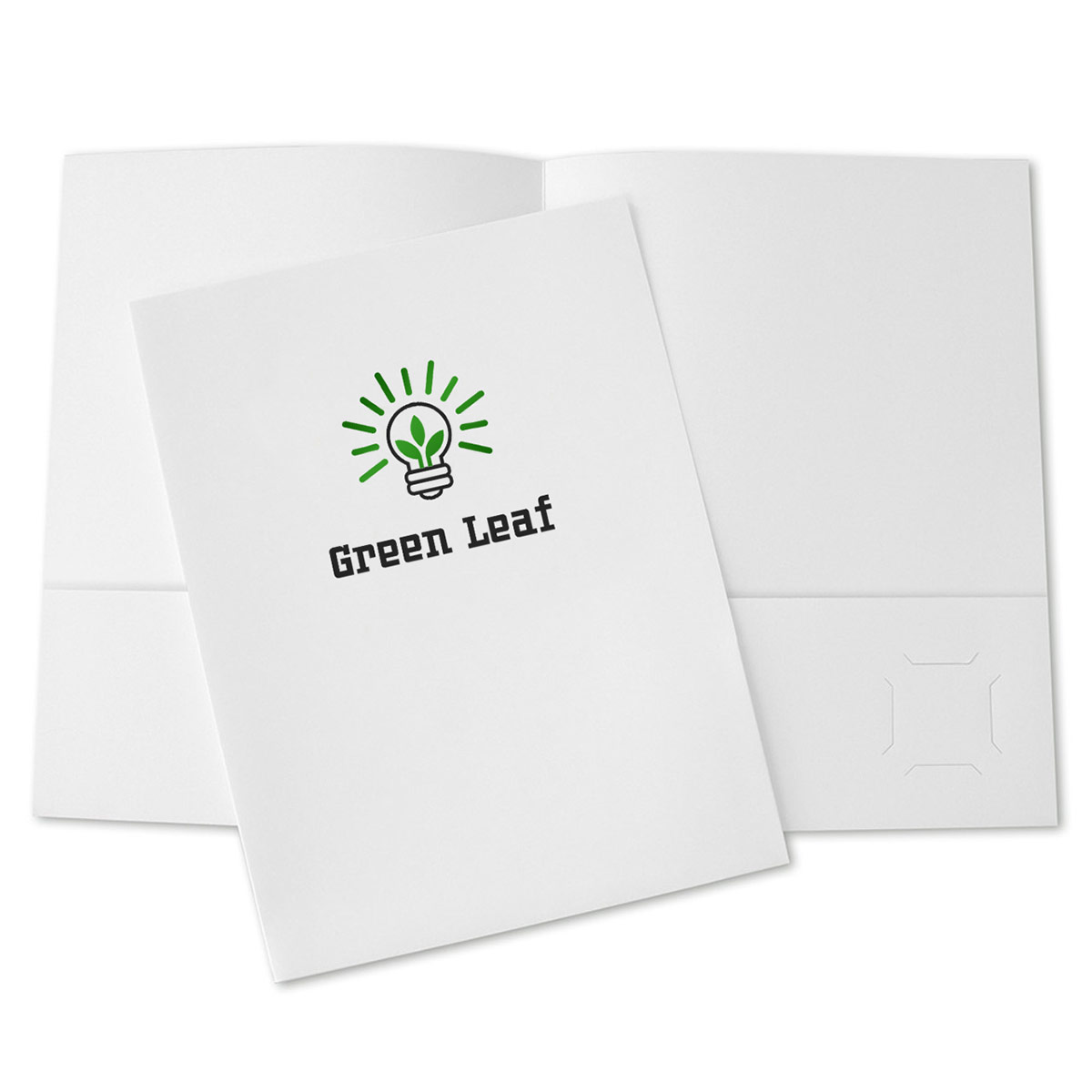 Presentation Folders – Standard White Gloss Stock