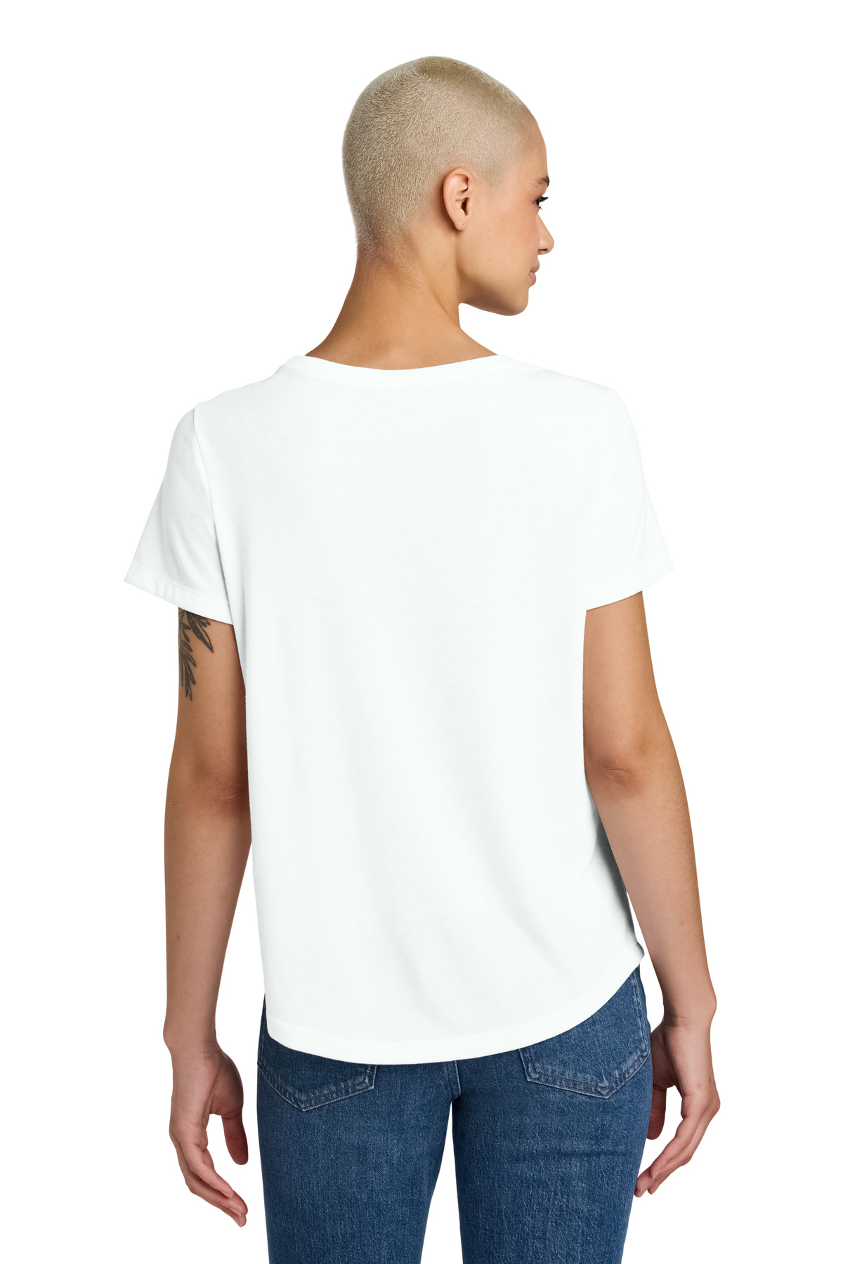 Allmade Women's Relaxed Tri-Blend Scoop Neck Tee AL2015 23