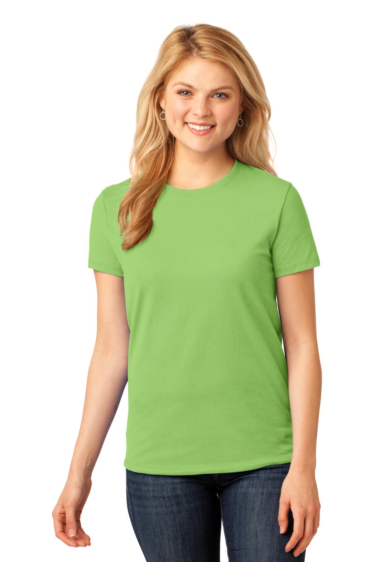Port & Co Women's Core Cotton Tee. LPC54 12