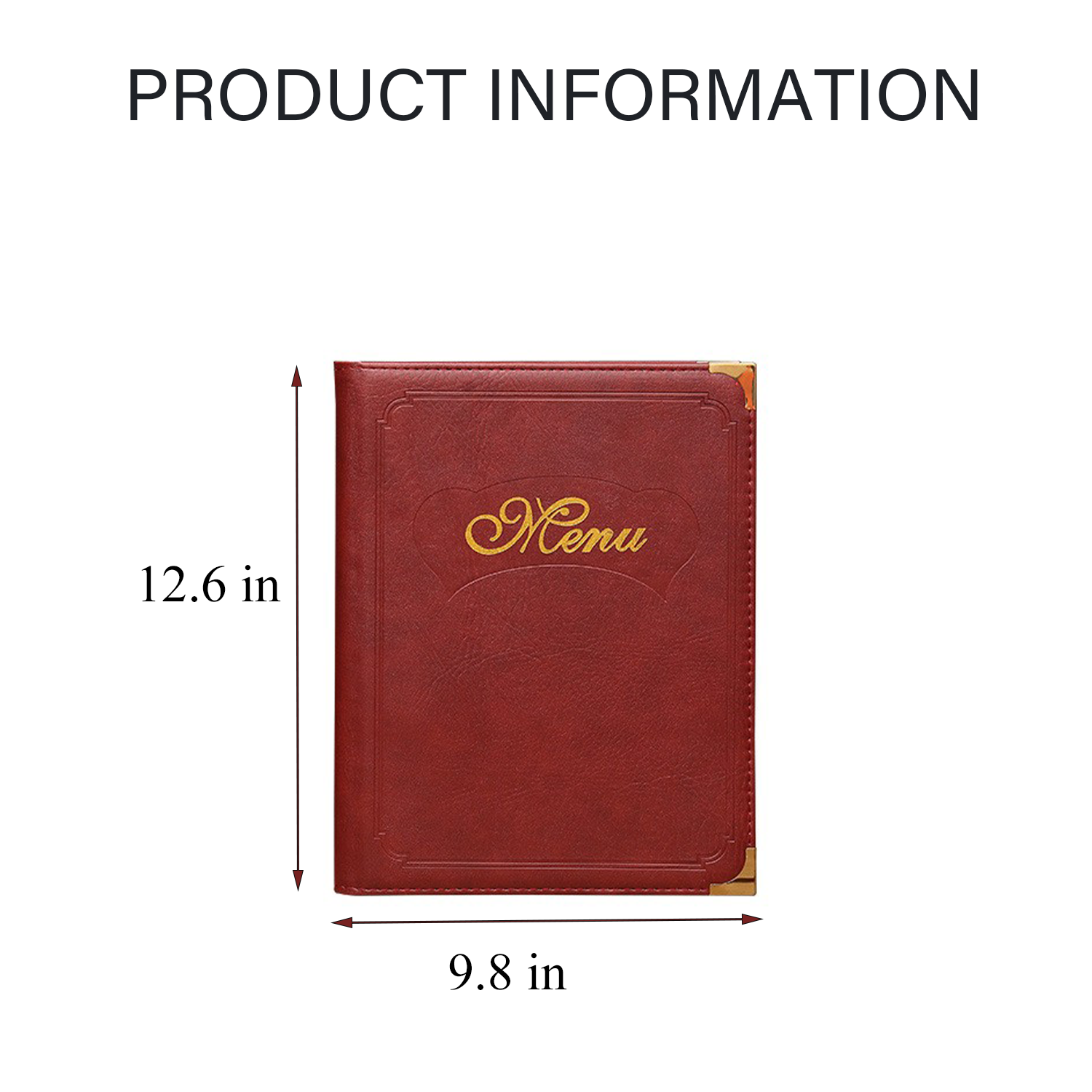 PU leather Menu Cover 5
