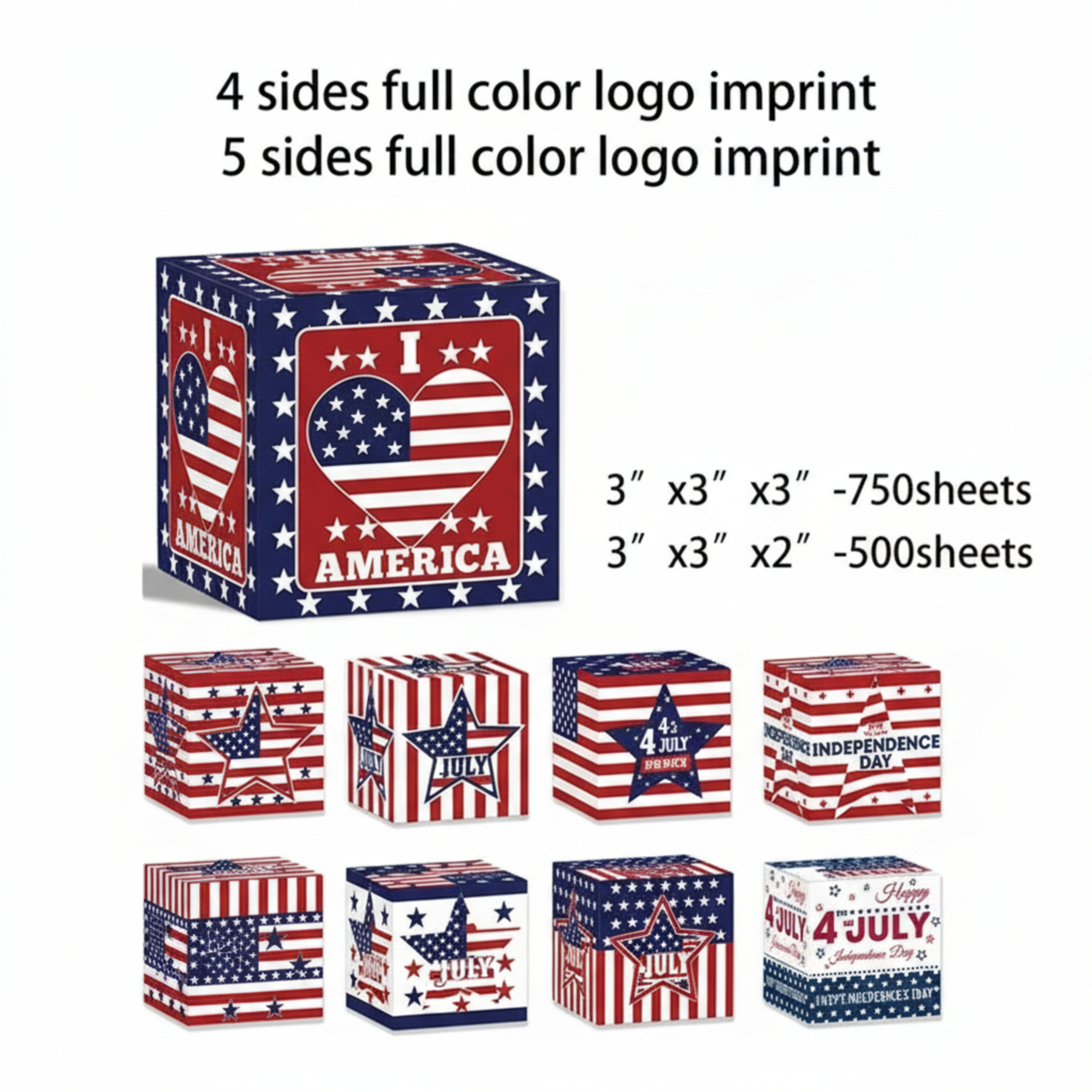 Custom Full Color Notepad Cube 2