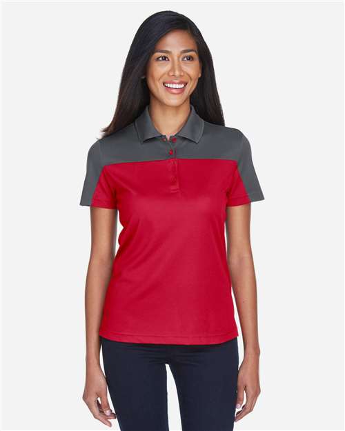 Women's Balance Colorblock Performance Piqué Polo - CE101W 48