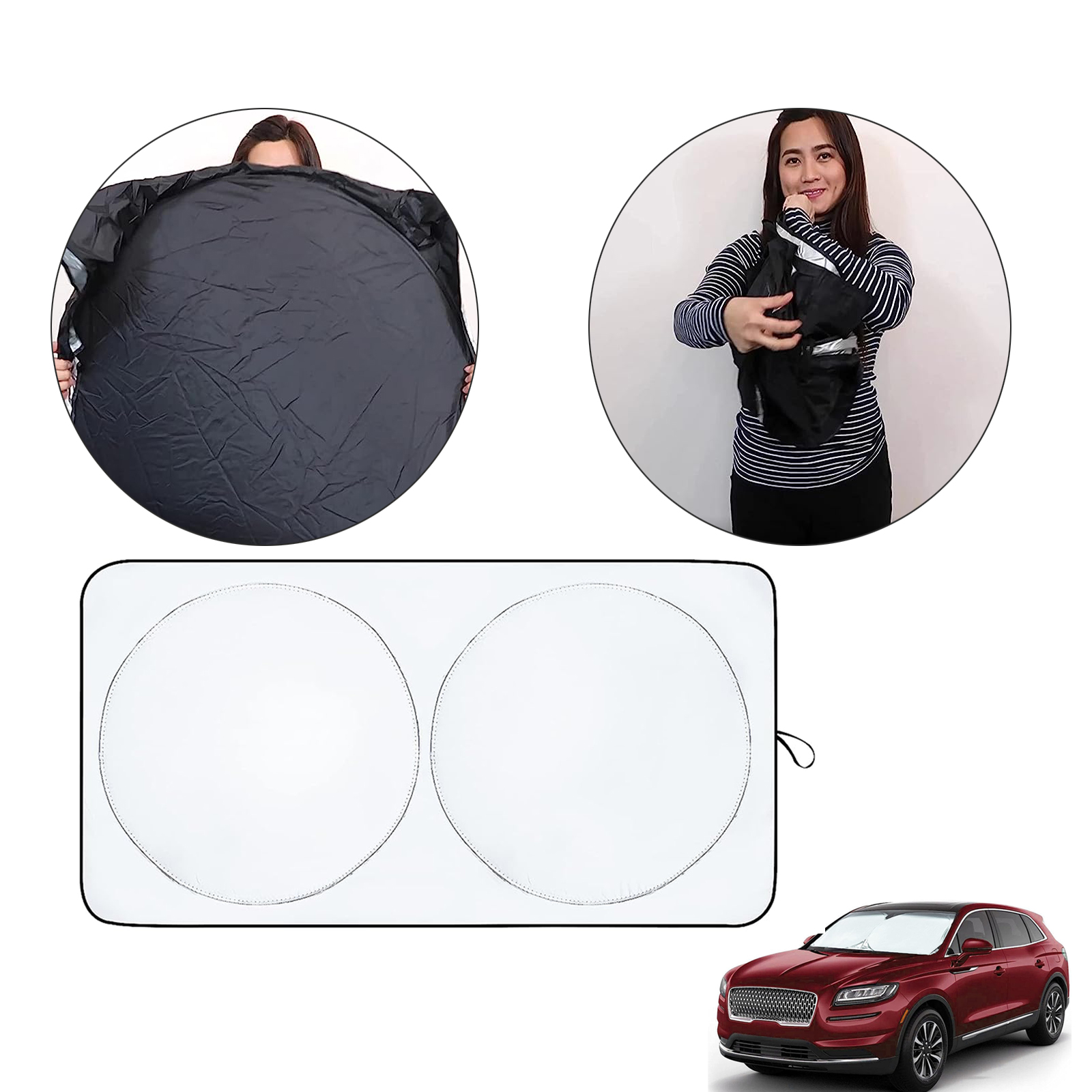 Foldable Sunshade for Car Windshield 1