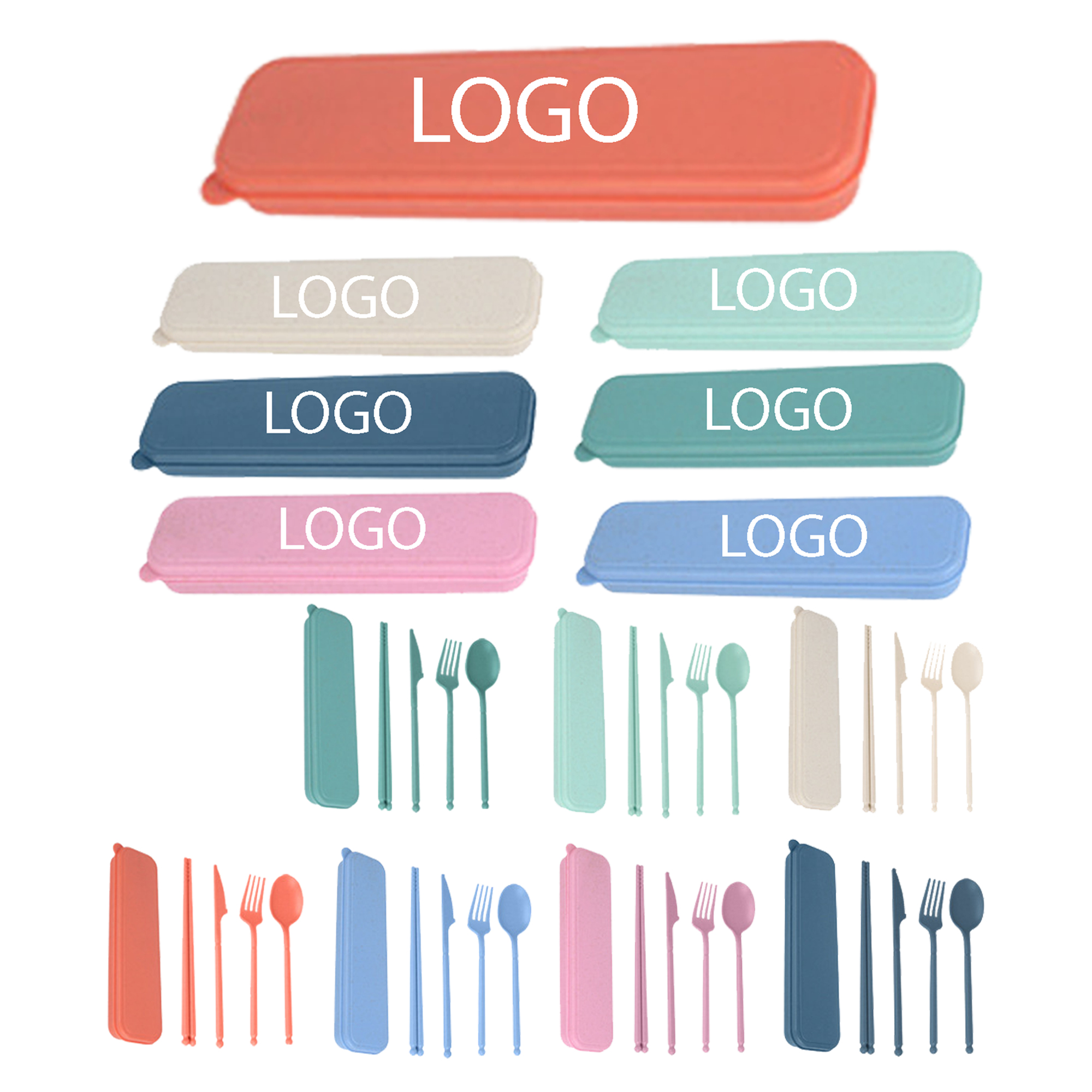 4-Piece Fork/Knife/Spoon Set ?C Wheat Straw 1