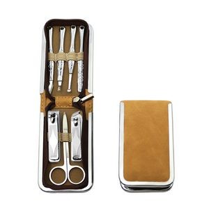 Cross Stripes Surface 7 Pieces Manicure Set 8