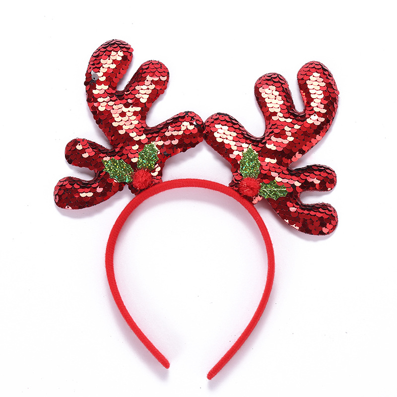 Wholesale Performance Decoration Props Sweet And Cute Elk Birthday Headband Christmas Headband With