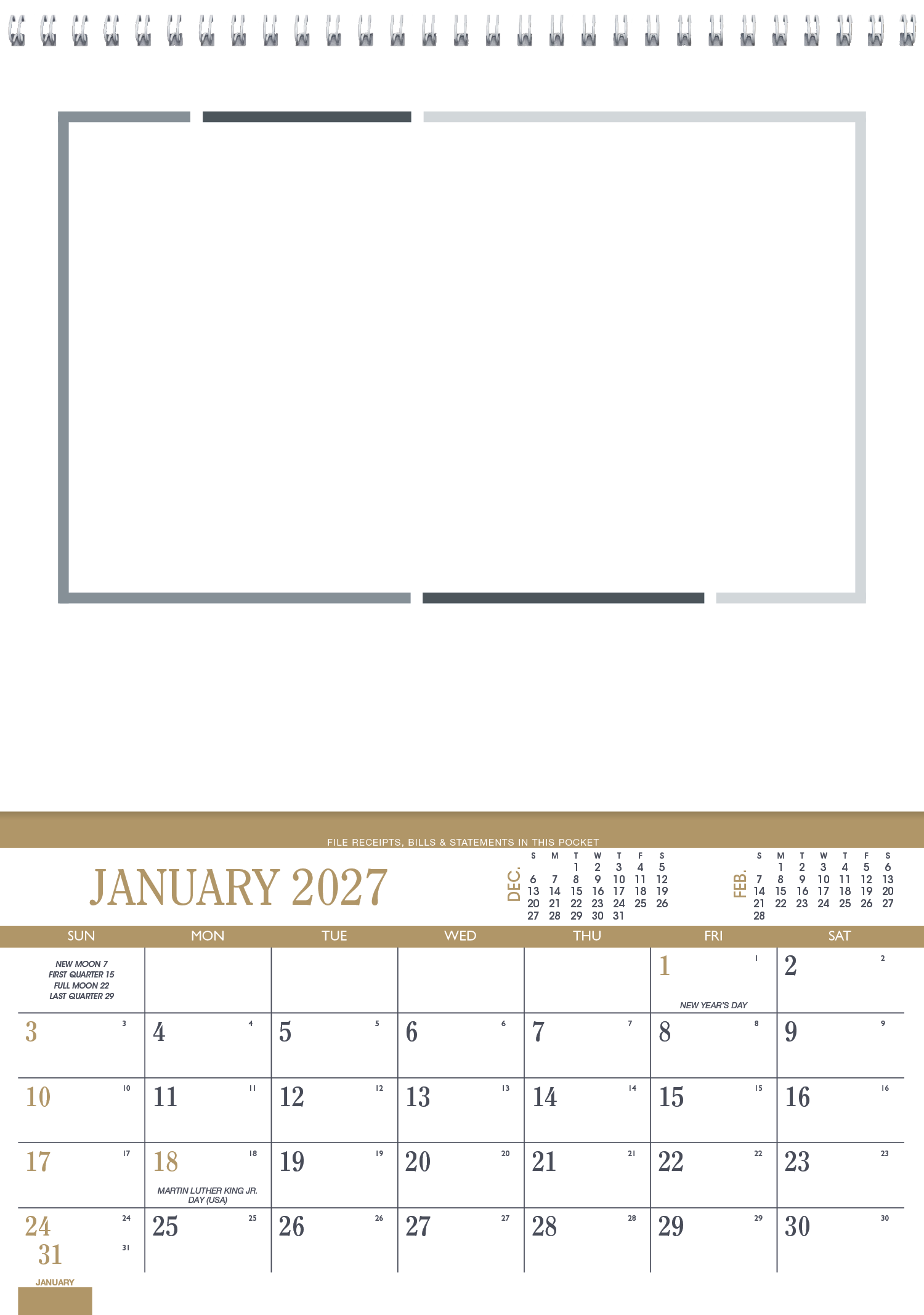 Triumph® Calendars Recipe Pocket Calendar 39