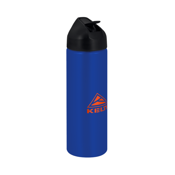 EasyFlow Recycled Aluminum Bottle w Straw Lid, custom water bottle with logo imprint 92