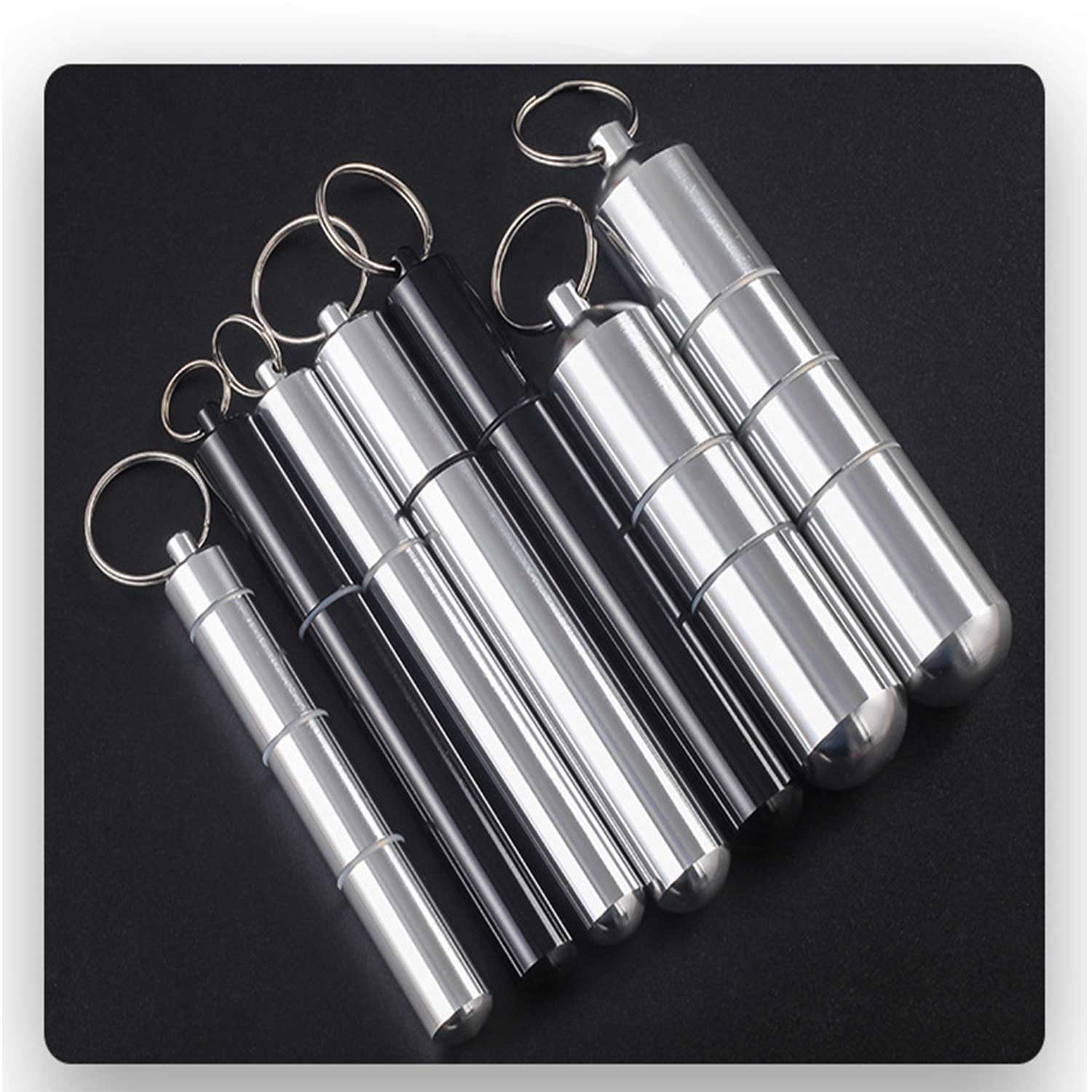 Aluminum Alloy Waterproof Cigarette Case 10 Slim ones 4
