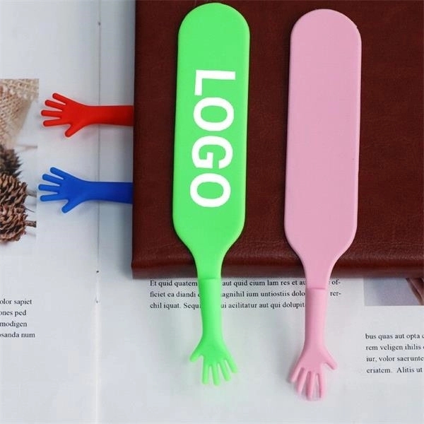 Elastic Silicone Palm Design Promotional Gift Bookmark 7