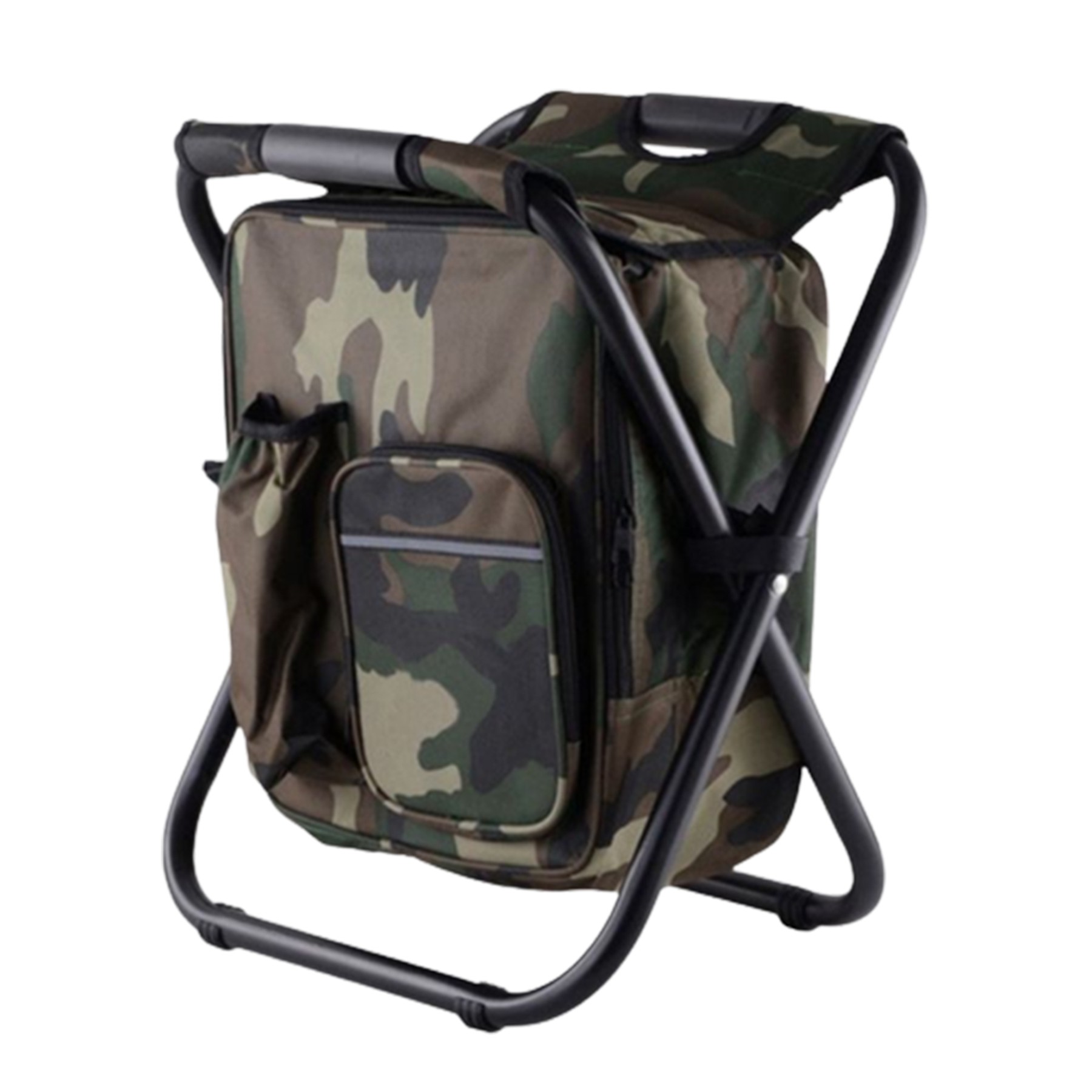 Folding Camping Stool With Cooler Bag 5