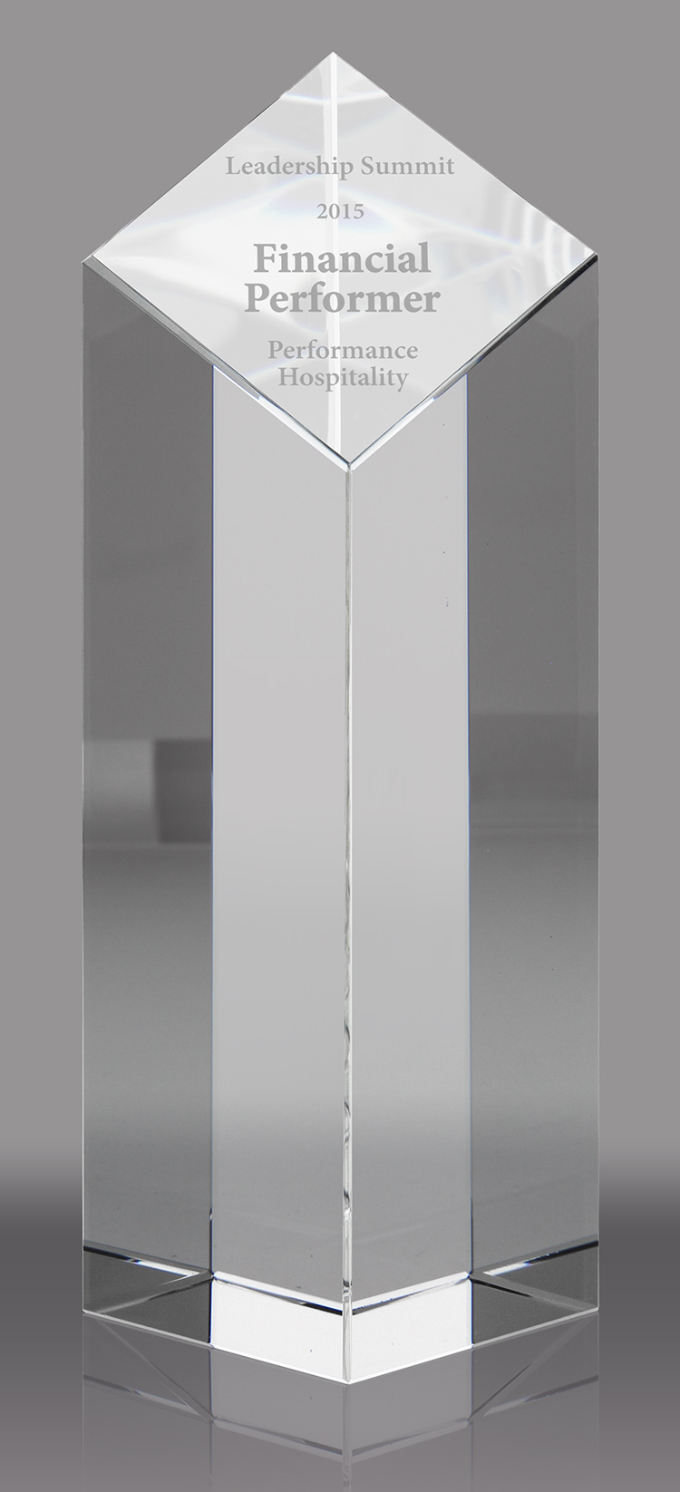Pillar Crystal Award 3