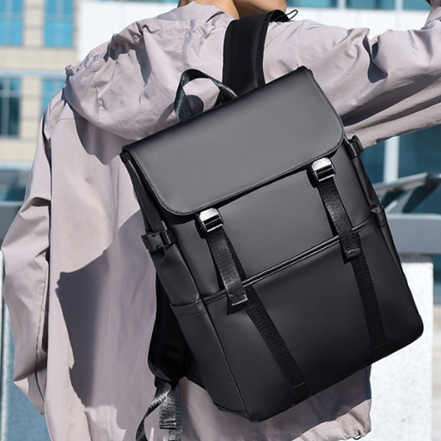 Waterproof Business Oxford Hiking Laptop Backpack 6