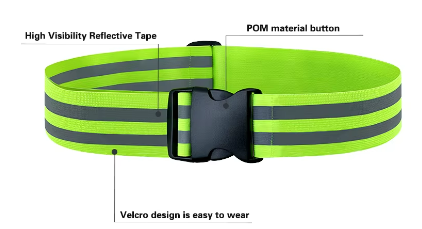 Adjustable Elastic Safety Reflective Vest 5
