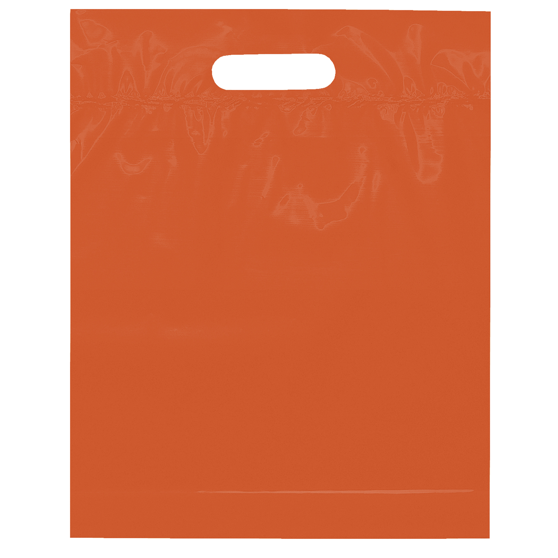 Orange Die Cut Handle - Trick or Treat - Flexo Ink Print 2