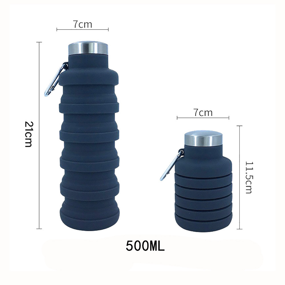 Collapsible Water Bottle, custom water bottle with logo imprint 5