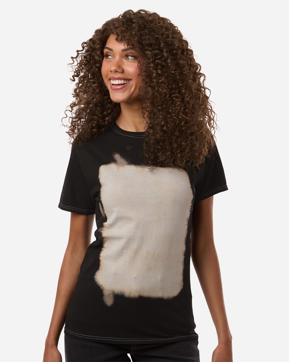 Unisex Bleach Out Dyed T-Shirt - 1385 21