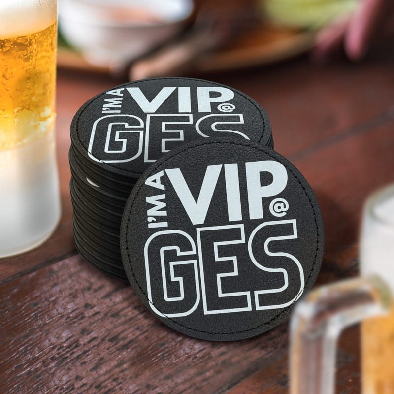 Custom Leather Coasters 16