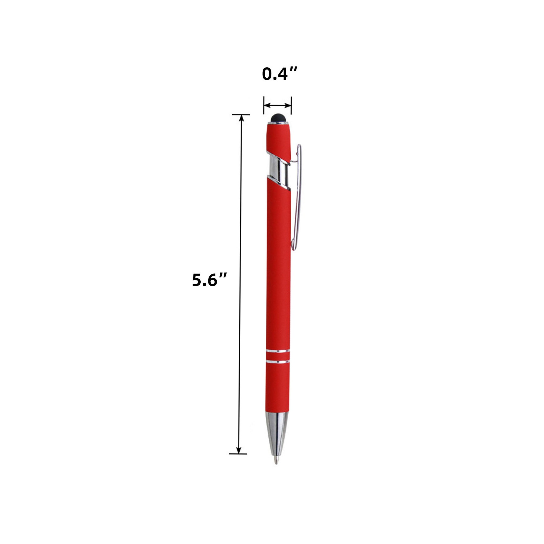 Ballpoint Pen with Stylus Tip Click Metal Pen 3