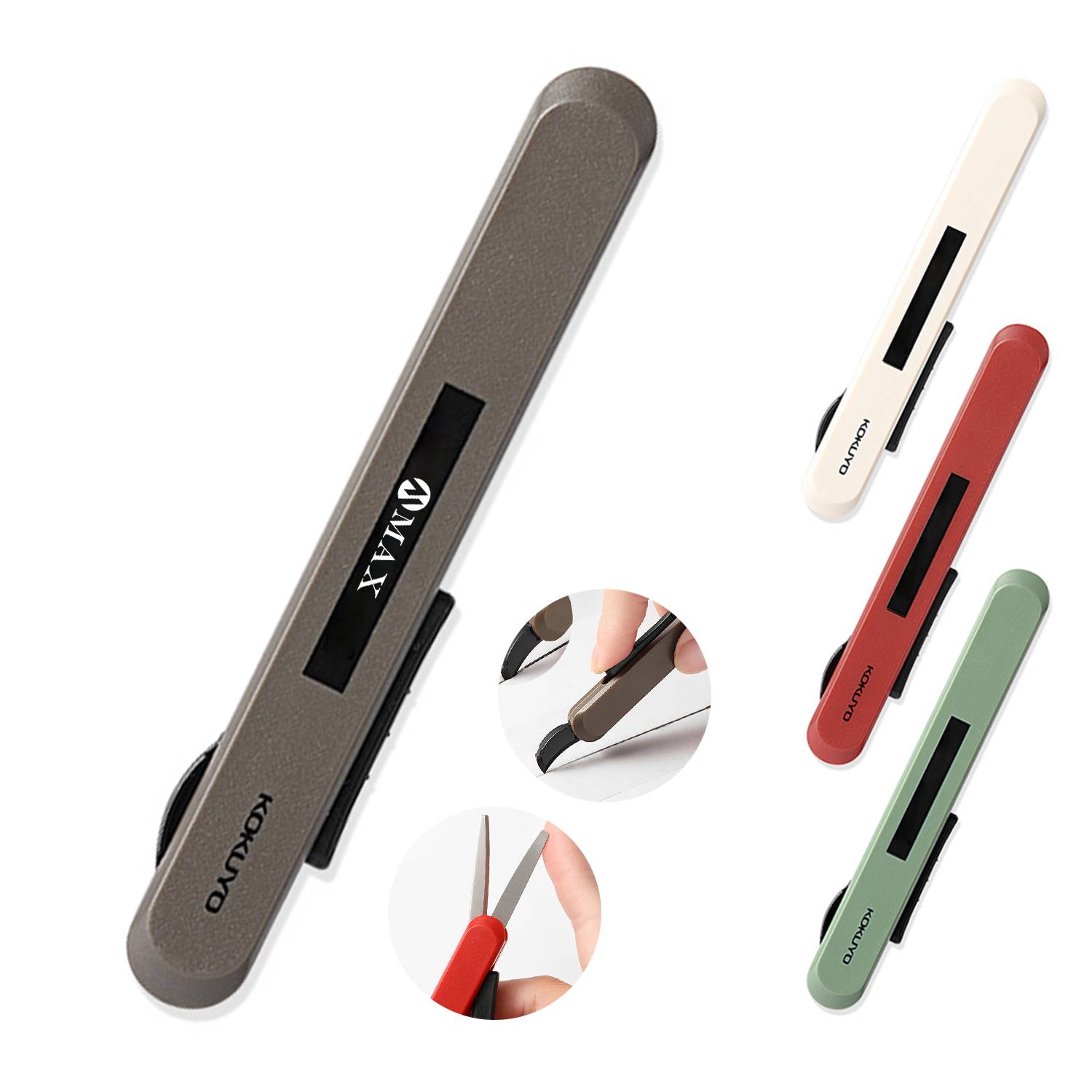 2 in 1 Portable Scissors Open Box Resin Cutter 11
