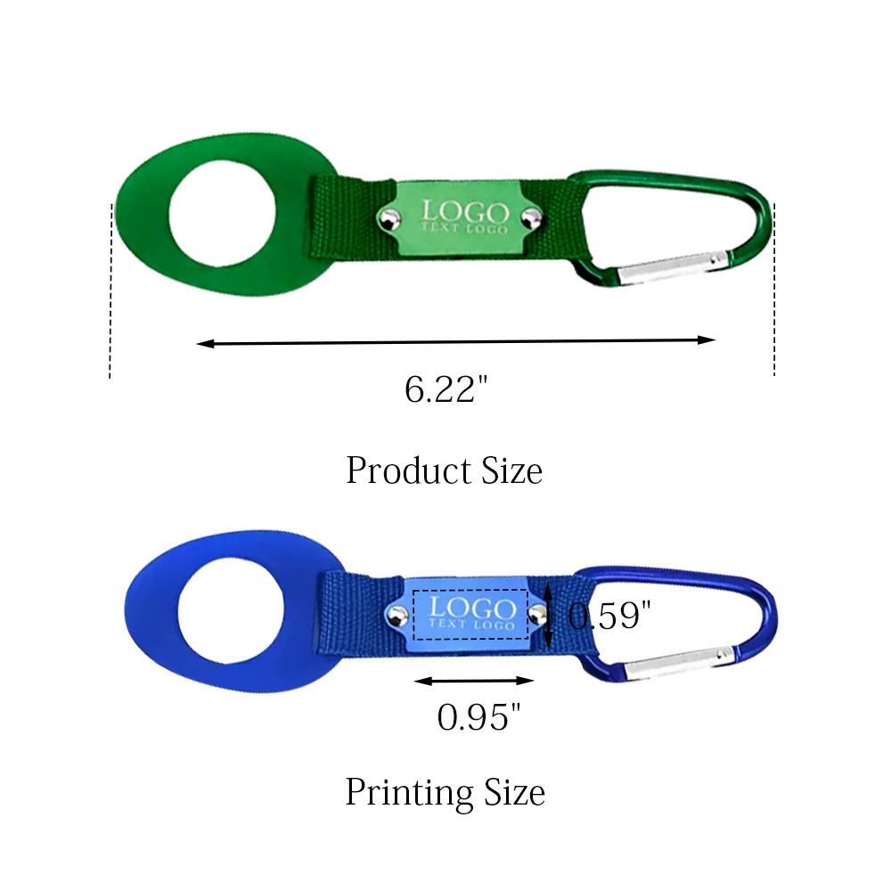 Custom Carabiner with Water Bottle Holders 3