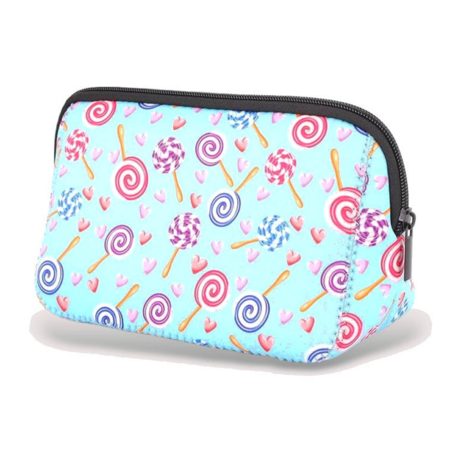 Waterproof Nylon Cosmetic Bag w/ Zipper 9