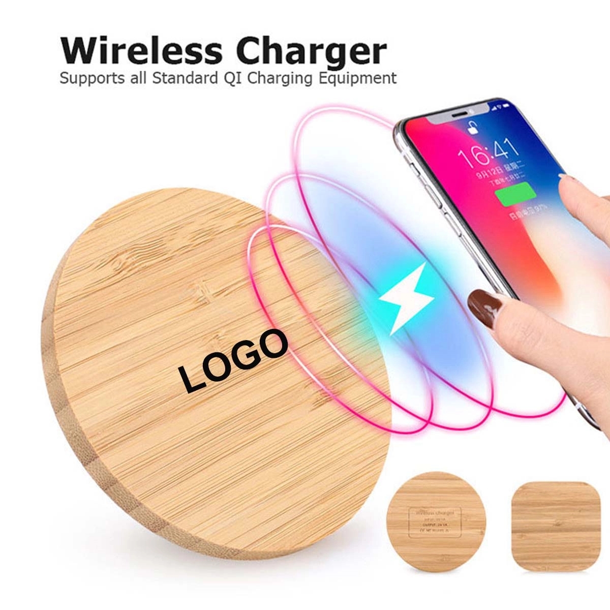 Bamboo Wireless Charging Pad 2