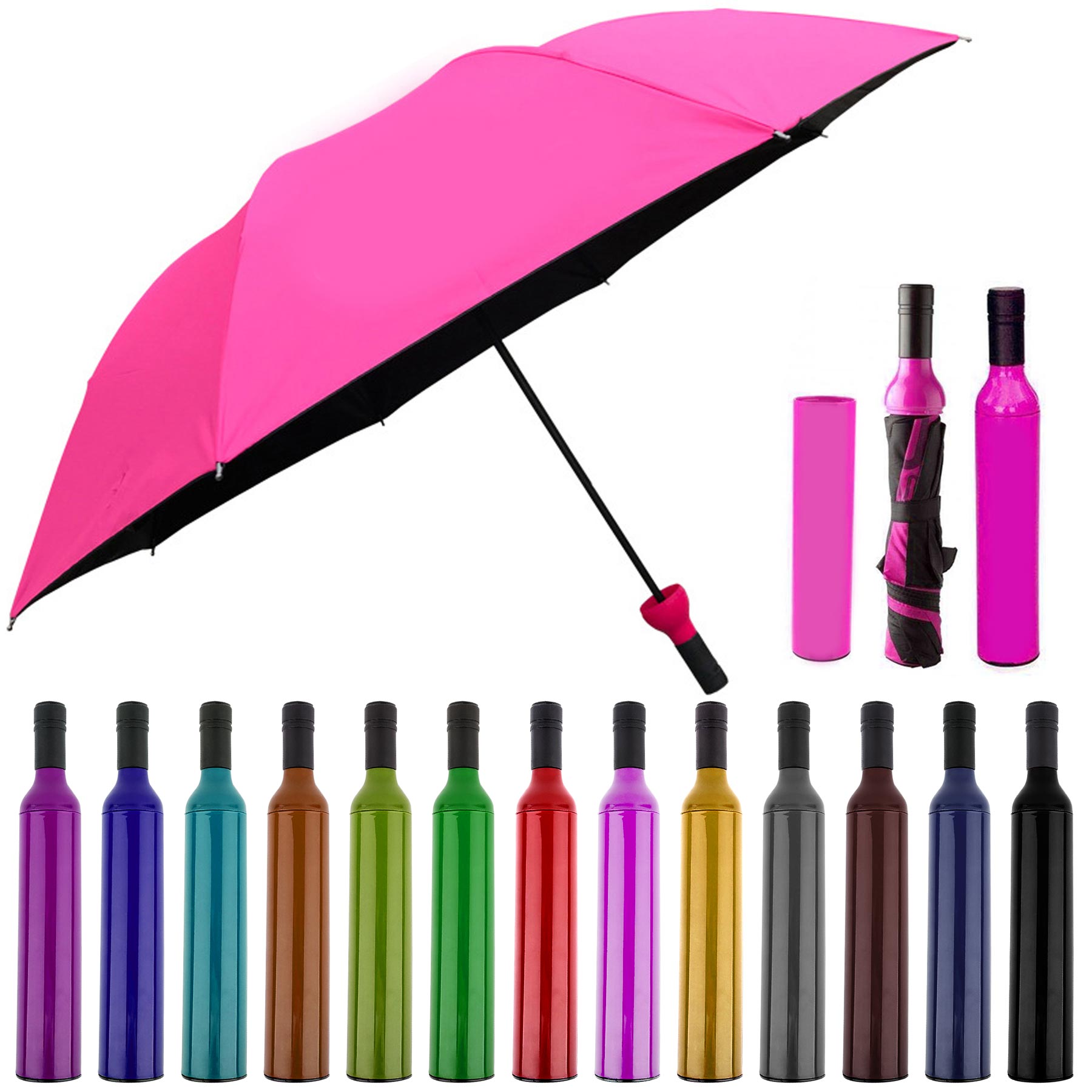 Sports Golf Portable Car Bottle Umbrellas 1