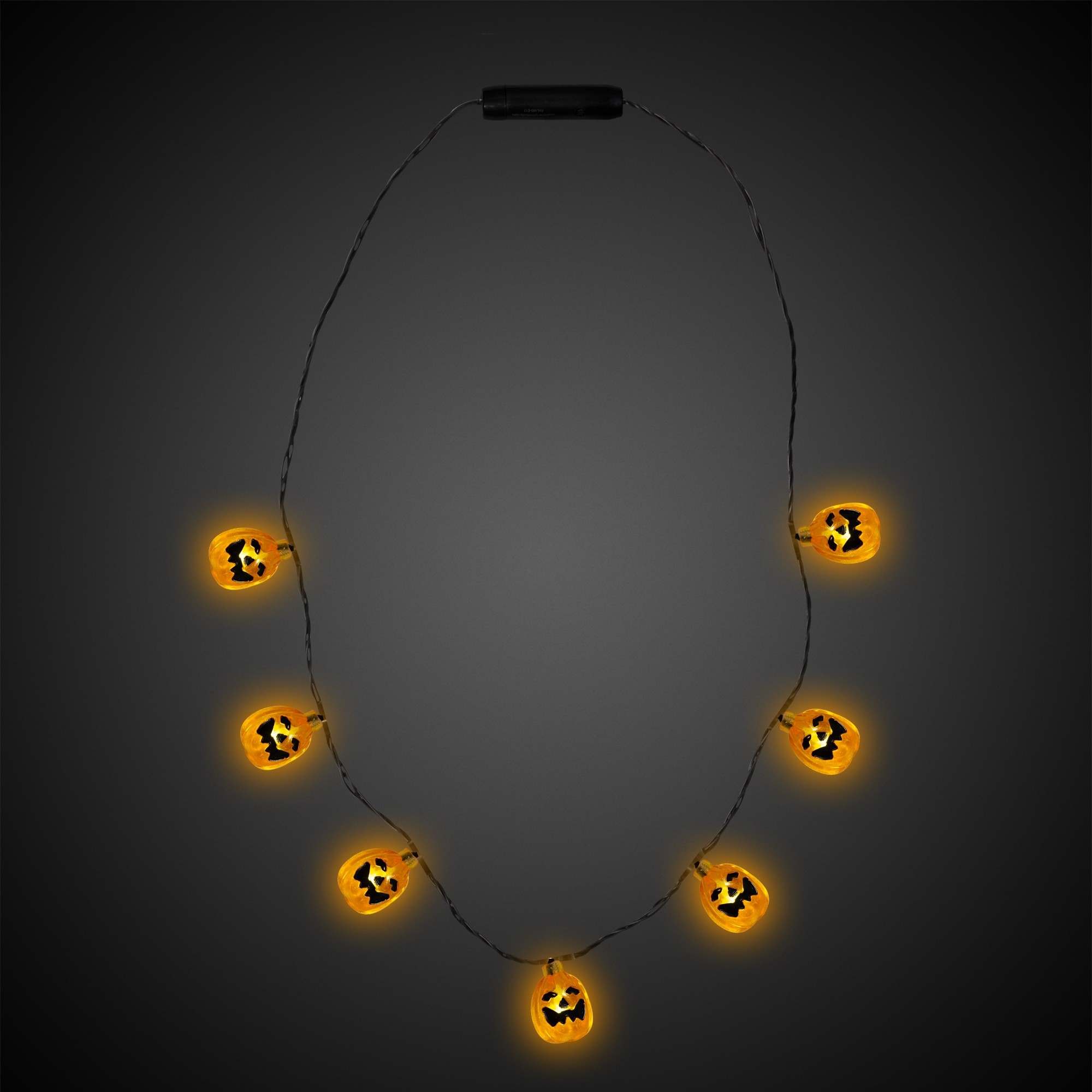 34" Light Up Pumpkin Necklace 5
