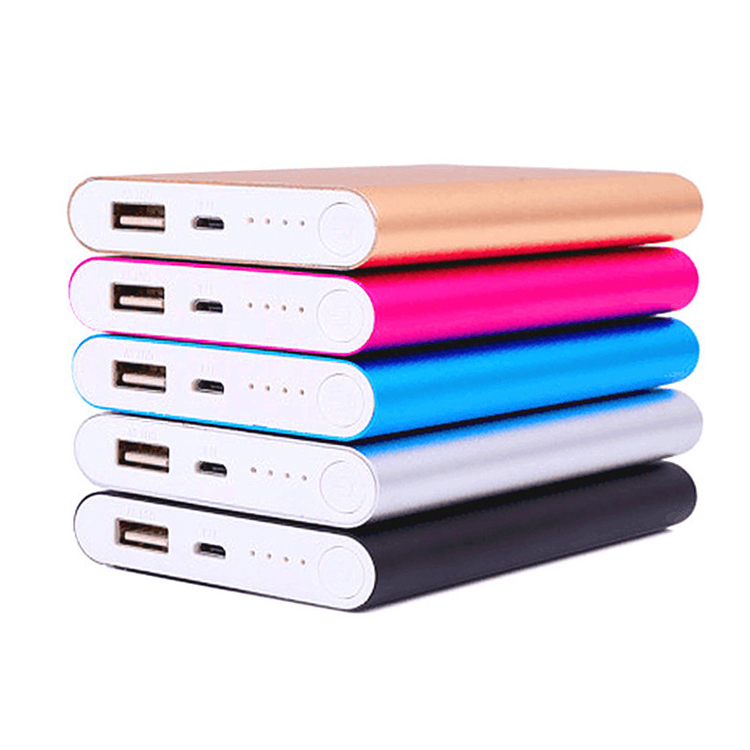 Slim Aluminum Power Bank 5000maH 3