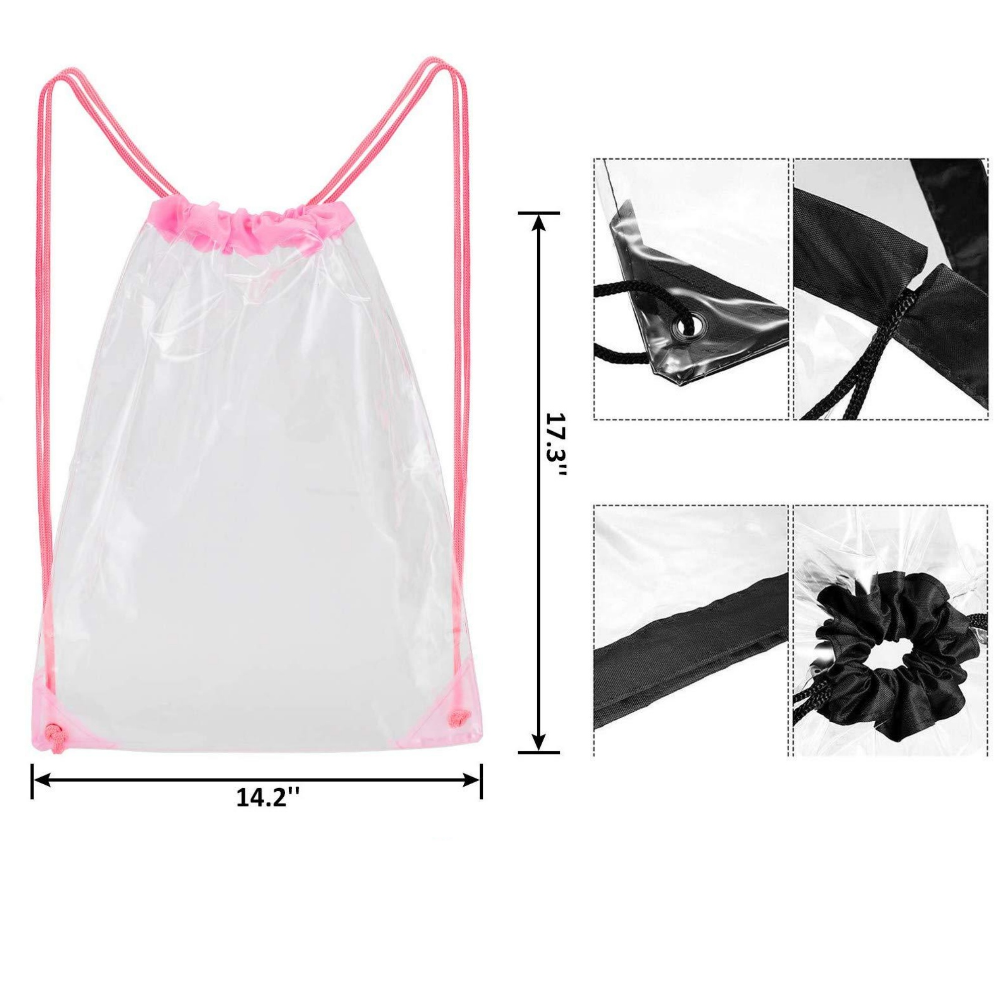 PVC Clear Drawstring Backpack 2