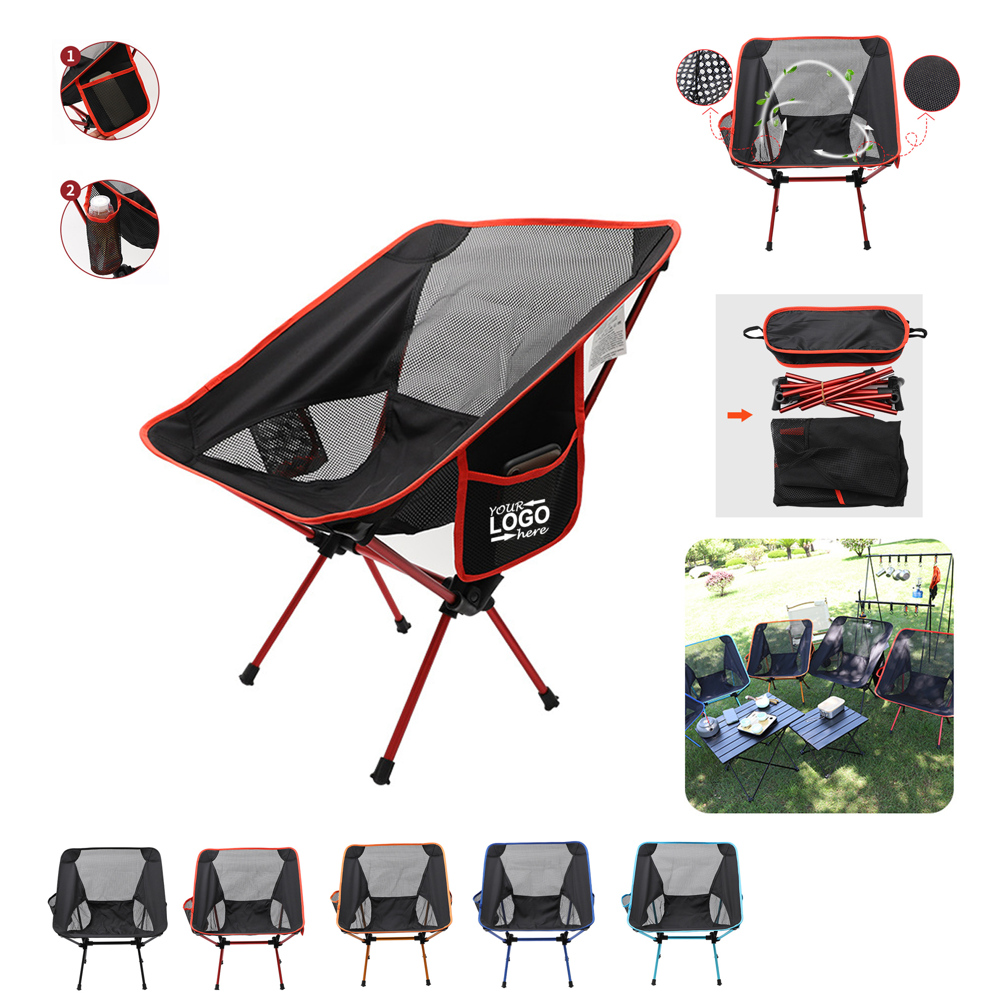 Folding Side Pocket Multipurpose Chair 3