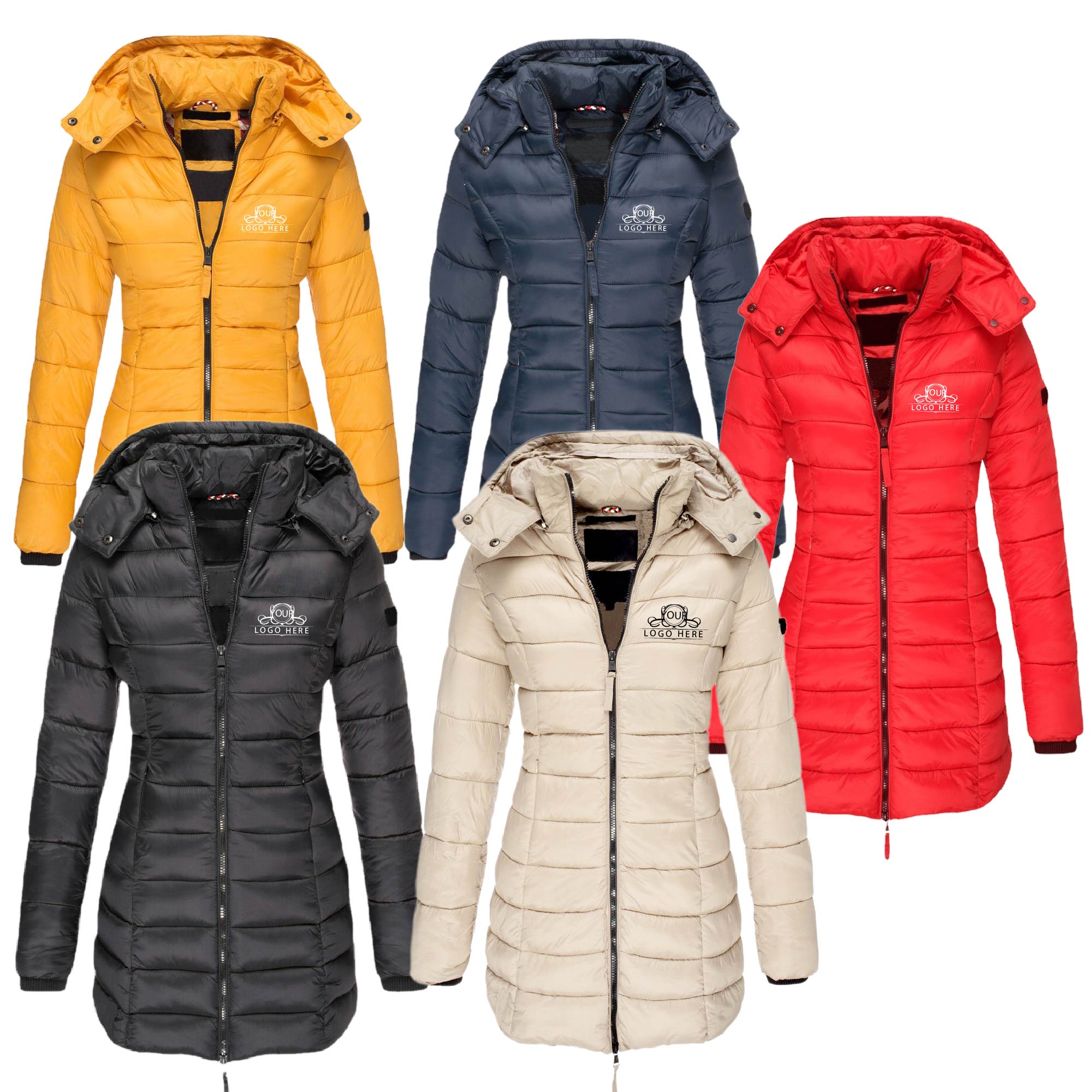 Women Long Sleeve Puffer Jacket 1