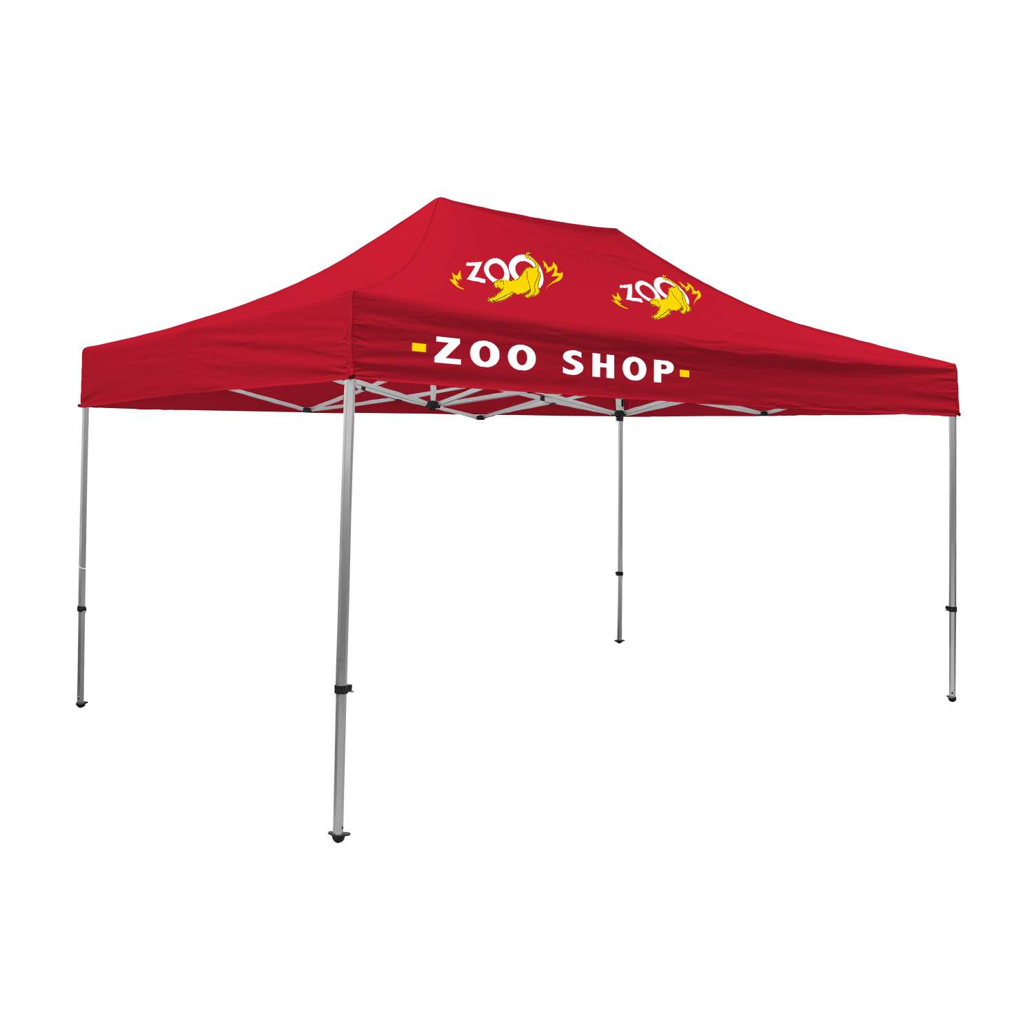 15' Premium Tent Kit (Imprinted, 3 Locations)