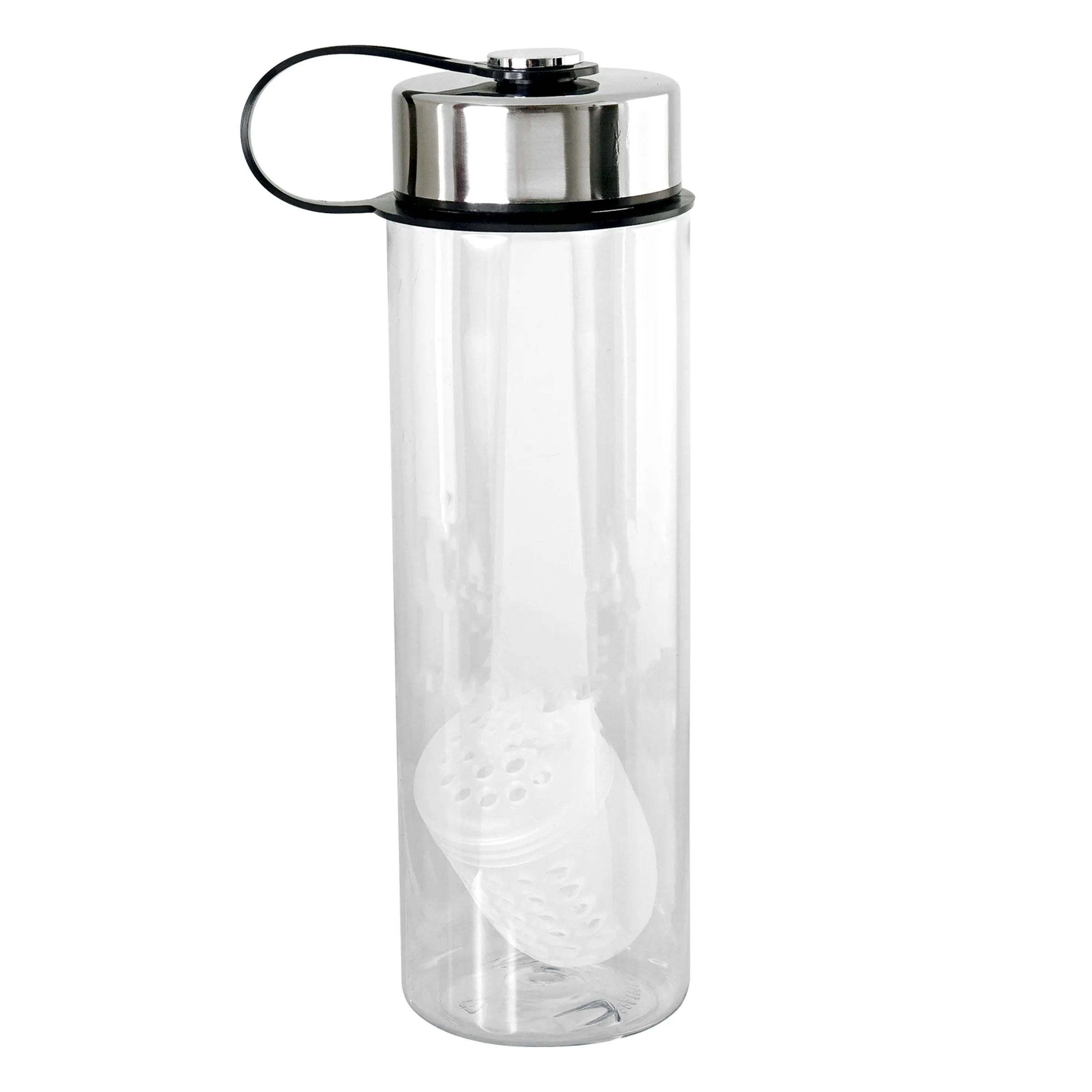 Metal Lanyard Lid 24 oz. Bottle With Floating Infuser, custom water bottle with logo imprint 8